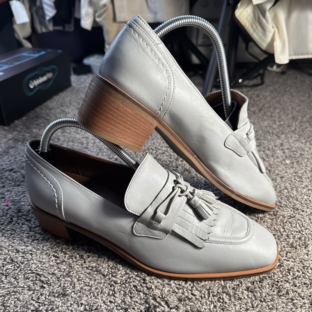 Aquatalia New Leather Tassel Loafer Shoes Sz 11 M
